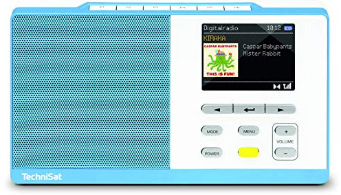 TechniSat DIGITRADIO KIRA 1, brightblue/white UKW/DAB+ Radio