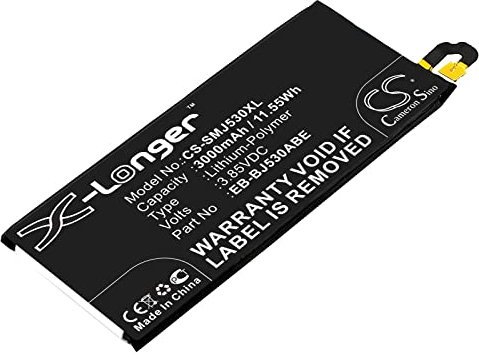 CS-SMJ530XL Batteria 3000mAh compatibile con [Samsung] Galaxy J5 2017, Galaxy J5 2017 Duos TD-LTE, TD-LTE, Pro, Pro Duos SM-J530F/DS, SM-J530FM/DS, SM-J530K, SM-J530L, SM-J530S, SM-J530Y/DS, SM-J530Y