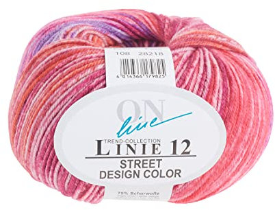 Online Handstrickgarn, Farbe 108, OneSize, 210