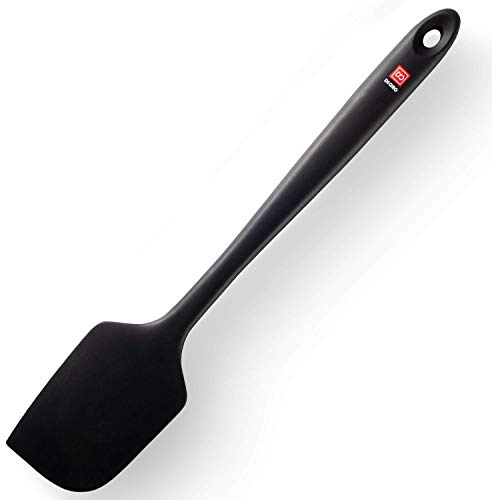 DI ORO® - Spatola extra grande in silicone - Spatola resistenti al calore fino a 315 ºC - Design ergonomico senza cuciture - Silicone antiaderente con nucleo in acciaio inossidabile