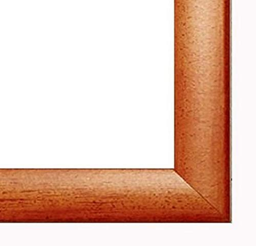 Bilderrahmen Olympia Orange Gewischt 30 x 45 cm Fotorahmen modern stabil eckig hochwertig preiswert mit klarem Kunstglas