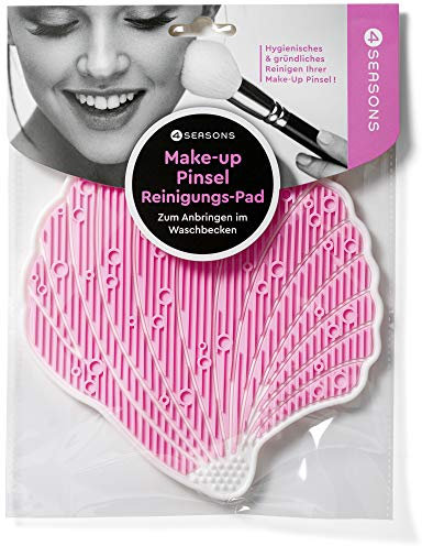 4-Seasons Make-up Pinsel Reinigungsmatte, Pink Shell