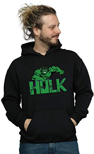 Marvel Men's Hulk Pixelated Hoodie