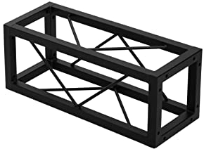 DECOTRUSS Quad ST-500 Traverse schwarz | Dekorative Vierecks-Traverse