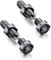 XINHE Herren Damen Schrauben Ohrringe, Edelstahl Punk Hip-Hop Rockschraube Spike Niet Nagel Unisex Piercing Ohrstecker Schmuck für Männer Frauen Jungen,Schwarz