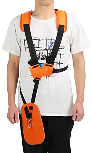 01 Harnais Strimmer, Sangle réglable pour débroussailleuse avec Serrure pour Coupe-Bordures