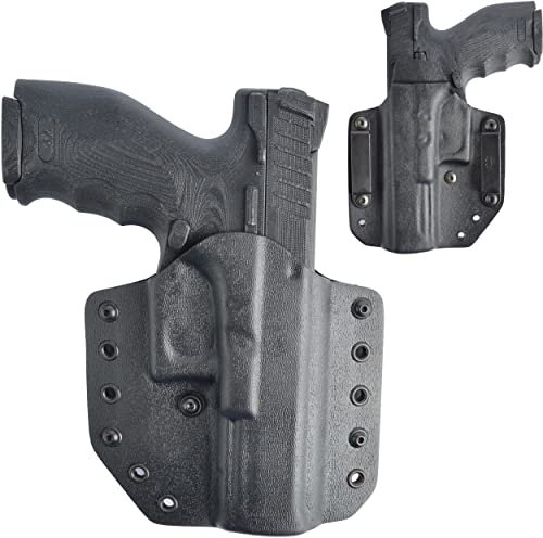 COP® 3PRI Gürtelholster kompakt/lang, Kunststoff/schwarz, rechts, H&K P30, P30SK