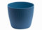 Home Garden Ornaments Plant Pots Indoor 15.5cm Diameter – Round and Plastic Plant Pot of Navy Blue Colour – Striped Flower Pot – Decorative Flower Pots Outside (Ø15.5cm, Navy Blue)