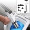 WCIC 5-in-1 Hochdruck-Pömpel für Toilette & Abfluss | Druckspüler WC mit Druckluftspirale | Entstopfer Waschbecken/Badewanne/Bodenablauf | Bekämpft Verstopfungen durch Haare/Papier (Weiß)