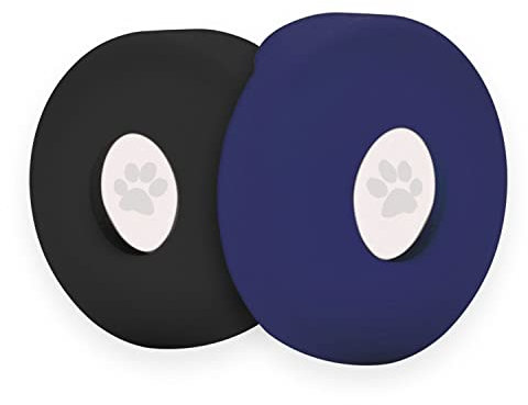 FLIRTARE Supporto Airtag per Collare per Cani, Custodia Collare in Silicone per Apple Airtag, Cover per Air Tag Anti-smarrimento per Bagagli e Borse a Mano