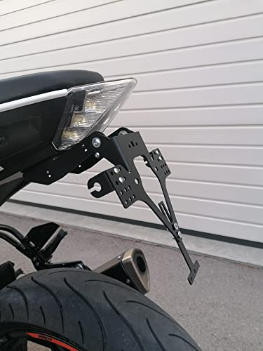 Kennzeichenhalter für KTM Duke 125/250 / 390 2017-2022 EVO GroFaTec Kennzeichenträger Nummernschild Träger Halter kurzes Heck Heckumbau Porta Targa KTM duke125 duke390