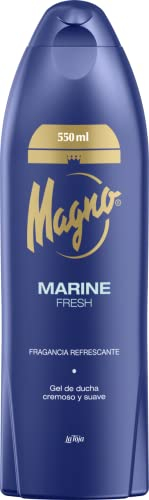 Magno Marine Gel de Ducha, Regenera y Revitaliza la Piel, Proporciona Frescor, 550ml