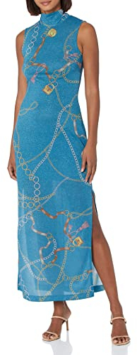 GUESS Ärmelloses Damenkleid in Audrine, Schlösser und Ketten, XL