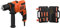 BLACK+DECKER BEH200, Taladro Percutor con Cable 500 W 230V, Incluye Empuñadura Lateral 500 W + A7200-XJ Juego de 109 piezas para atornillar y taladrar con brocas Titanio