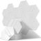 Uoisaiko 12 Stück Hexagon Akustikplatten Selbstklebend, Akustikpaneele Schallabsorber für Tonstudio, Büro, Studio und Wanddekoration, 30x26x1cm