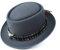 ZHUBAOQIN Fedora Trilby Filzhut Hut Mode Herren Damen Hut Mit Stirnband Kirche Kirchenhut Jazzhut Grau