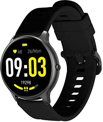 kwmobile Ersatzarmband kompatibel mit AGPTEK LW11 Armband - Fitnesstracker Band aus Silikon in Schwarz