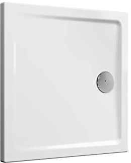 Receveur CASCADE ultra plat à poser ou à encastrer 80x80x4cm - VITRA - 5761L003M0578