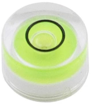 BOLLA MINI LIVELLA PER GIRADISCHI 9.8 * 6mm precisione misura colore fluo testine