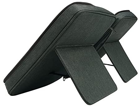 Beelooom Graded Comic Book Storage Fits 30 Graded Comics, Hard Shell Fire Comic Book Bin with Three Internal Comic