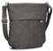 Zwei Damen Handtasche Mademoiselle.M M90 Umhängetasche 6 Liter klassische Crossbody Bag, weiches Kunstleder, Schulter-Tasche inklusive zweitem kurzen Gurt (nubuk-stone)