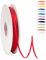 Rot 3mm Satinband 95 Meter, Polyesterband, verschönern Sie Ihre Bastelarbeiten und Feiern, ideal für Geschenkverpackungen, Dekorationen, Hochzeitsautoband, Bänder zum Basteln
