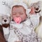 Reborn Baby Dolls Set, 18 Inch Realistic Reborn Baby Doll Silicone Body with Sound Sensor, Doll Accessories Girls Toys for Ages 3 4 5 6 7 8 9 10 11 12 Year Old, Kids Christmas Birthday Gifts