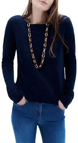 CAROLL Pull femme 100% cachemire Encolure bateau camelia