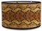 FANSU Lampenschirm fuir Tischlampe, Leopardenmuster Lampenschirm Hängelampe Lampenabdeckung für E27 Stehlampe Tischlampe Deckenleuchte Wohnzimmer Deko (Schlange,30x30x20cm)