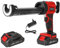 Pistola a cartuccia a batteria per Makita 18 V, batteria elettrica 1500 mAh con 4 velocità e LED, pistola elettrica in silicone per cartucce da 300 ml, per sigillatura, sigillatura (1 × batteria)