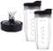 Vasos de 24 oz, con tapa, cuchilla for batidora, compatibles con Ninja, accesorios for batidora y exprimidor