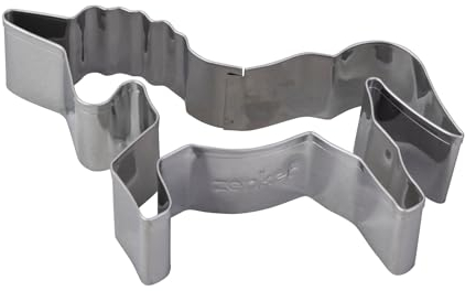 Zenker Cortador de galletas con forma de unicornio, ideal para cumpleaños infantiles y fiestas temáticas de unicornios, versátil, de acero inoxidable, apto para lavavajillas, aprox. 100 x 82 x 26 mm,