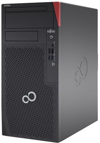 Fujitsu Esprimo P7010 Tower PC Ordenador de sobremesa, procesador Core i5-10400, memoria RAM 8 GB, disco SSD 240 GB, Win 11 Pro (reacondicionado)