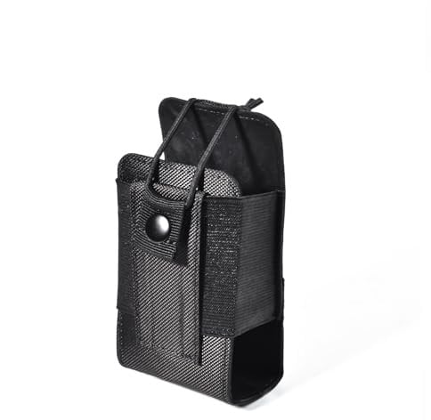 HYSHIKRA Universelle Nylon-Funkgerätetasche, Walkie-Talkie-Tasche für Zwei-Wege-Funkgeräte Baofeng UV5R Quansheng UVK5 Retevis Kenwood Motorola Yaesu Icom