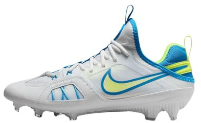 Nike Huarache 9 Varsity LAX SE FG FZ3620-100, Men Football Boots, White, 43 EU