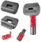3 en 1 Brosse Chien Aspirateur, Brosse D'aspirateur pour Animaux Compatible avec Dyson V7 V8 V10 V11 V15 les Aspirateurs, avec Trois Brosses Différentes pour Chiens, Chats et Lapins (Gris)