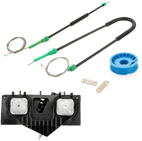 Original LST Fensterheber Reparatursatz Set hinten rechts kompatibel mit Ford Focus II 2 Cabrio 2006-2010