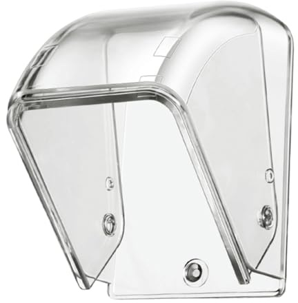 Cubierta impermeable para timbre - Escudo protector contra la lluvia, caja resistente a la intemperie para exteriores | Protección segura para el botón pulsador del timbre, lector de tarjetas con