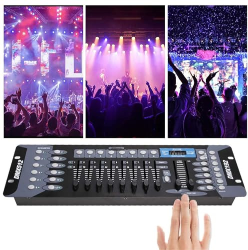 DMX -Controller, DMX 192 -Konsole, Dimmkanal: 16 Kanäle, Touch/Sensitive Control, 240 Szenen, Für Kleine Auftritte, Hochzeitsfeiern,dmx192