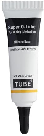 10g O-Ring Silicone Lubrican, Waterproof Food Grade Silicone Lubricant Grease for Plumbing, Heat & Cold Resistant Rubber Seal Lubricant Ideal (1PCS)