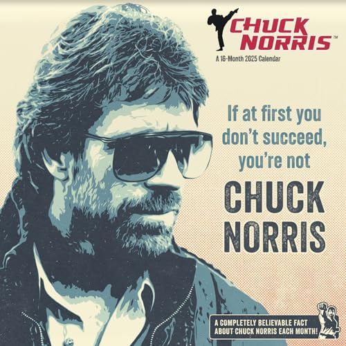 2025 Chuck Norris Wall Calendar