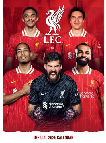 Liverpool FC 2025 – A3-Posterkalender: Original Danilo-Kalender [Mehrsprachig] [Kalender]