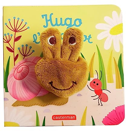 Hugo l'escargot: Livre marionnette pour bébé - dès 3 mois