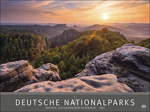 Deutsche Nationalparks - Edition Alexander von Humboldt - hochwertiger Foto-Wandkalender 2023. Großer Kalender mit beeindruckenden Fotos unberührter Landschaften. Fotokalender XXL.