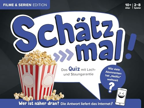 Schätz mal! Filme und Serien Edition: Das Quiz mit Lach- und Staungarantie I Ab 10 Jahre I 2-8 Spieler I Spiele-Block