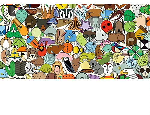Charley Harper Beguiled by the Wild 1000-Piece Jigsaw