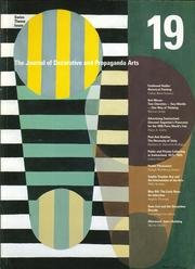 The Journal of Decorative and Propaganda Arts, 1875-1945