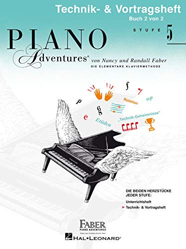 Nancy Faber,Randall Faber-Piano Adventures: Technik- & Vortragsheft Stufe 5-Klavier-BOOK