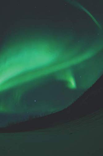 Nordlichter Polarlichter in Norwegen: Notizbuch / Tagebuch mit Polarleuchten Motiv