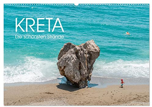 Kreta - Die schönsten Strände (Wandkalender 2026 DIN A2 quer), CALVENDO Monatskalender: Die schönsten Strände der griechischen Insel Kreta (CALVENDO Orte)